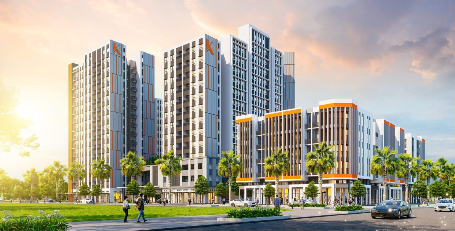 Nội khu của KĐT K-Home New City Kim Oanh